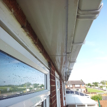 After Shot of Gutter Cleaning Braintree.