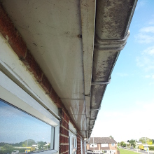Before Shot Gutter of Cleaning Braintree.